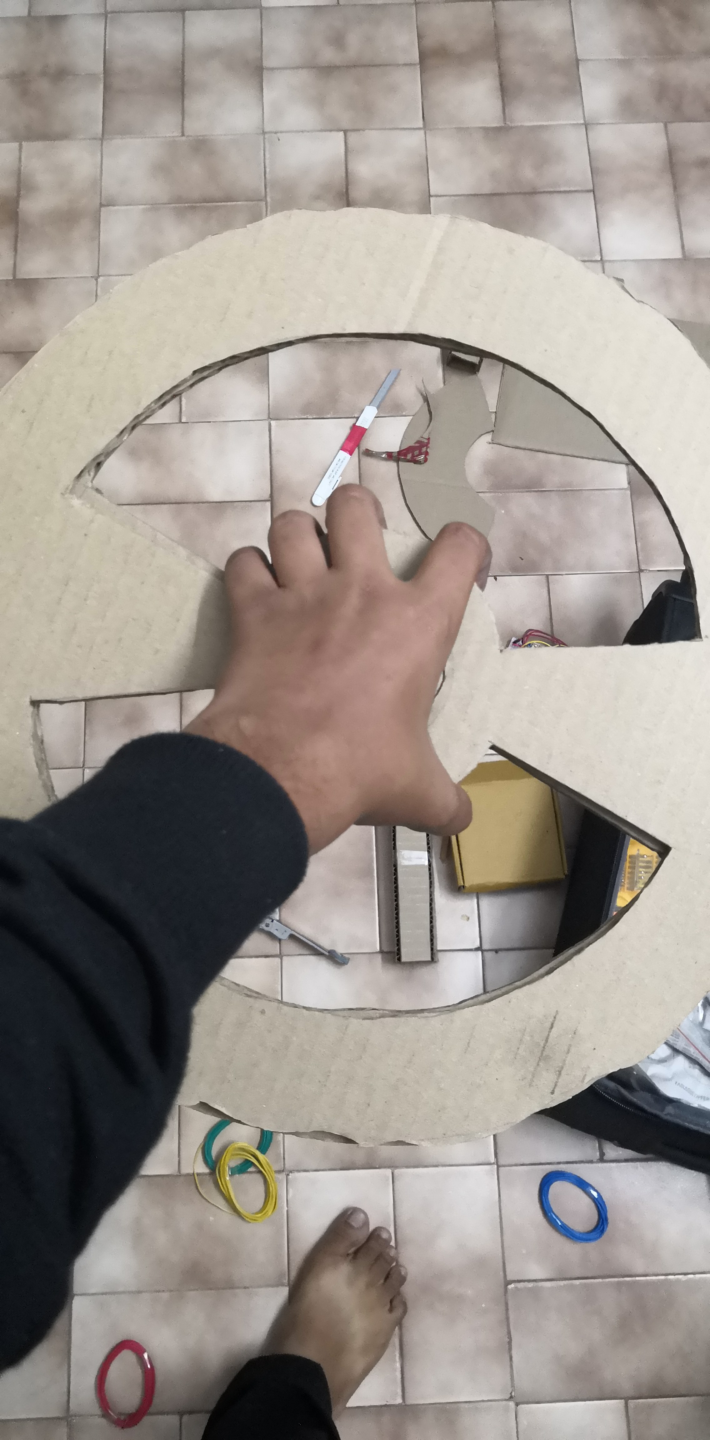 Cardboard Wheel Prototype